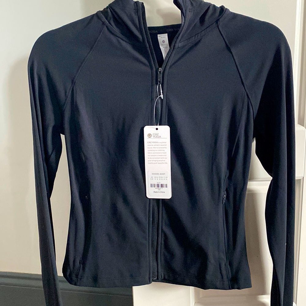 Scuba Black Hoodie size small CRZYOGA